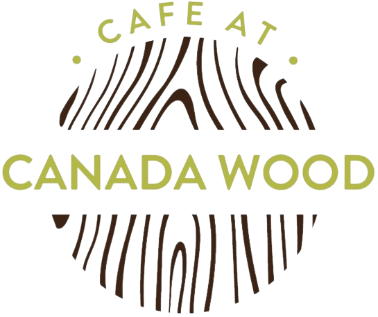Cafe@Canada Wood Logo